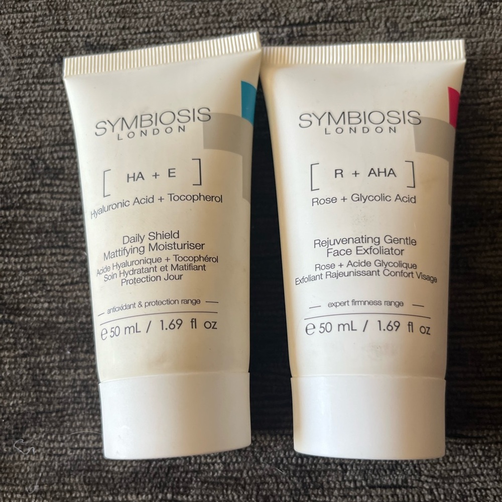 Daily Shield Moisturiser & Exfoliator Set - Cream both sealed